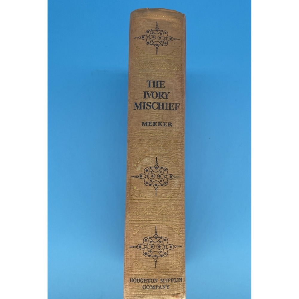 The Ivory Mischief by Arthur Meeker Jr. ~ Vintage 1942 Hardcover Book Antique